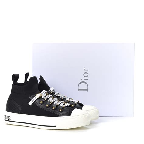 walk n dior sneaker in technical knit and calfskin|walk and Dior shoes.